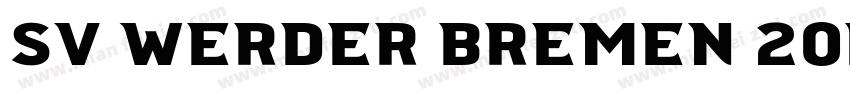 SV Werder Bremen 201字体转换